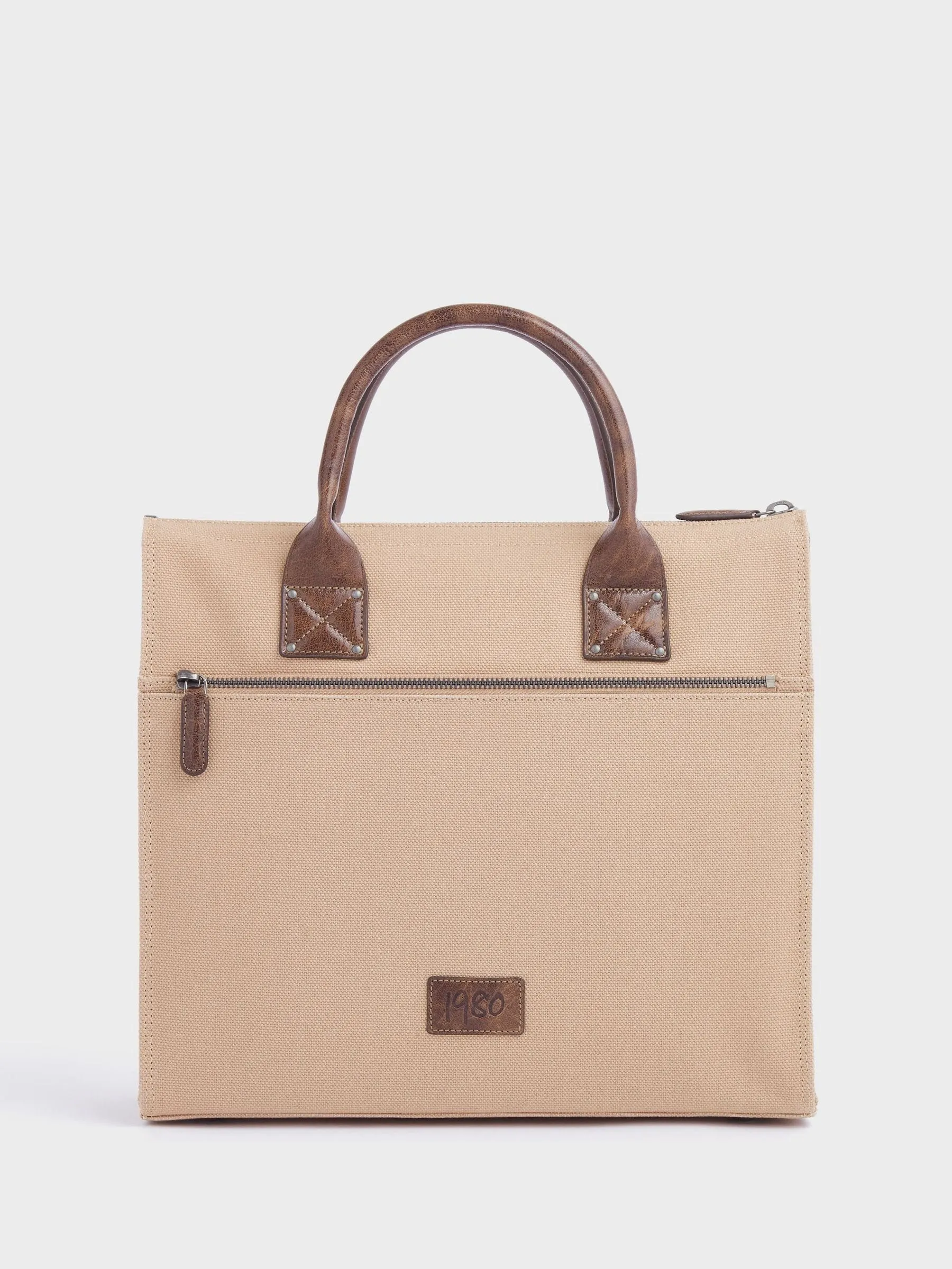 OSPREY LONDON The Maverick Canvas & Leather Workbag with Washbag